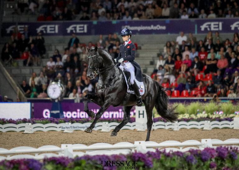 2022 FEI Dressage World Championships, Charlotte Fry, Glamourdale, Grand Prix Freestyle, Photo by Julia Murphy, Team Great Britain-3